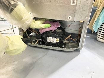 パナソニック 5ドア 冷蔵庫 426L 右開き シャンパン NR-E430V-N 2015年