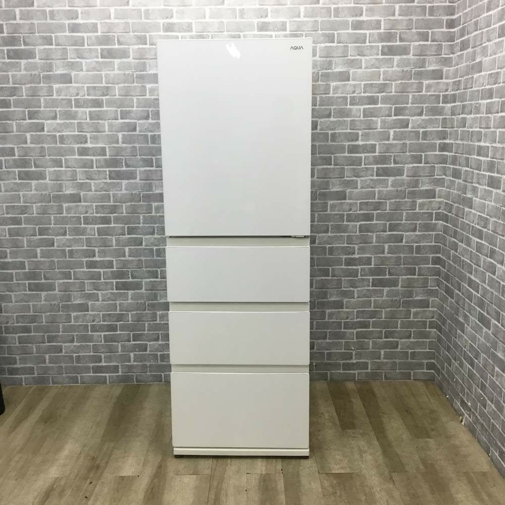 AQUA 冷蔵庫 4ドア 430L 右開き AQR-VZ43P(W)