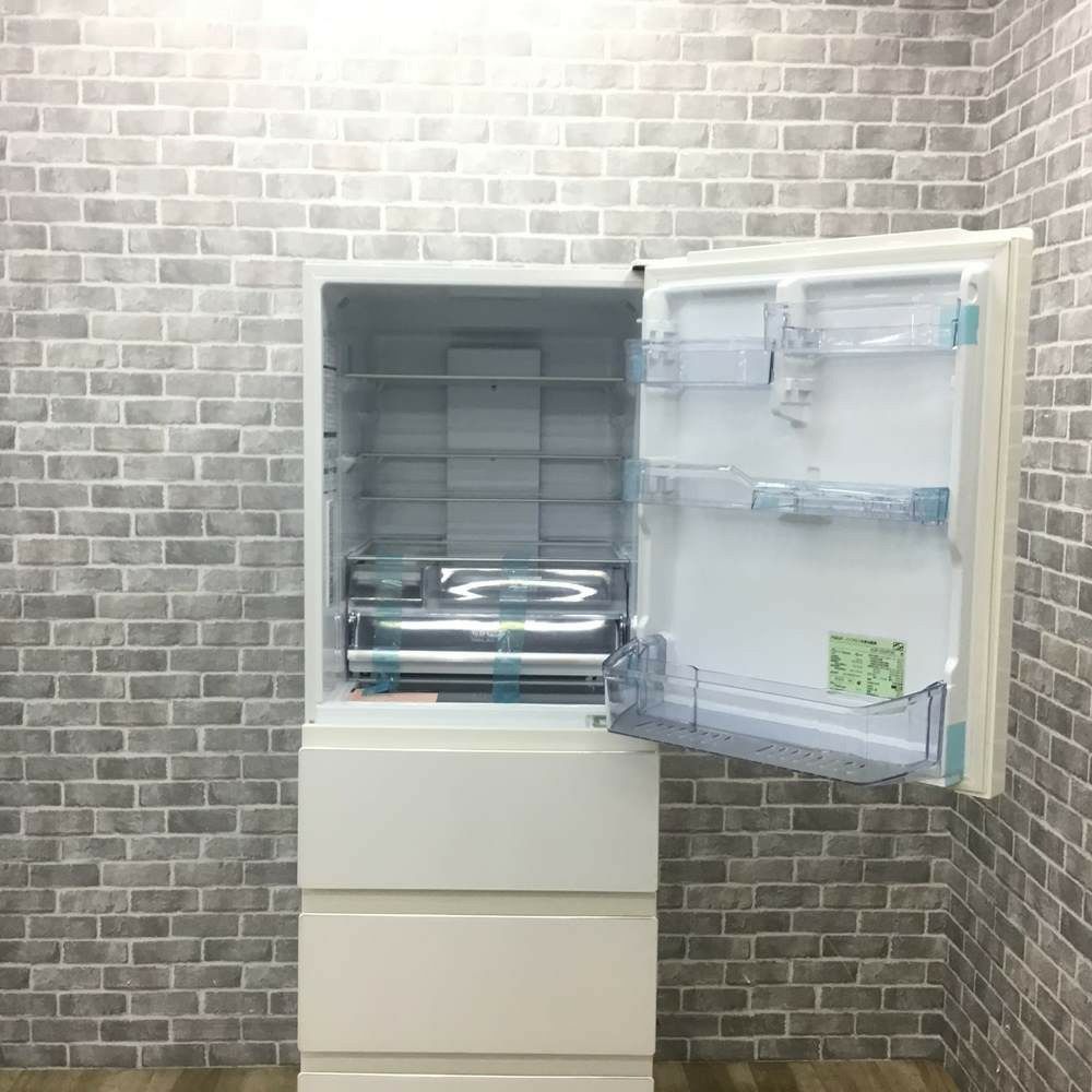 AQUA 冷蔵庫 4ドア 430L 右開き AQR-VZ43P(W)