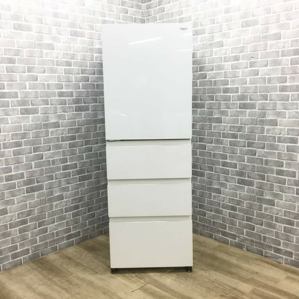 AQUA 冷蔵庫 4ドア 430L 左開き AQR-VZ43PL(W) 2023年製