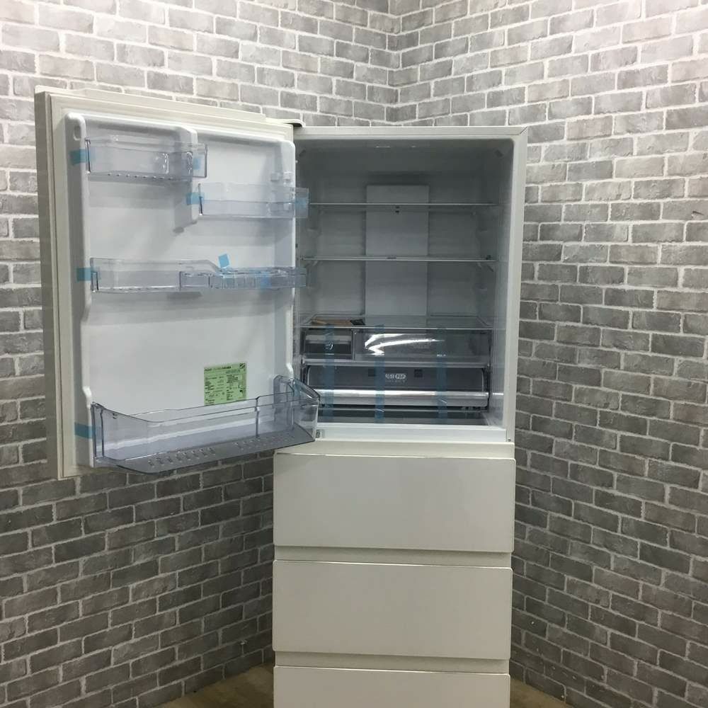 AQUA 冷蔵庫 4ドア 430L 左開き AQR-VZ43PL(W) 2023年製