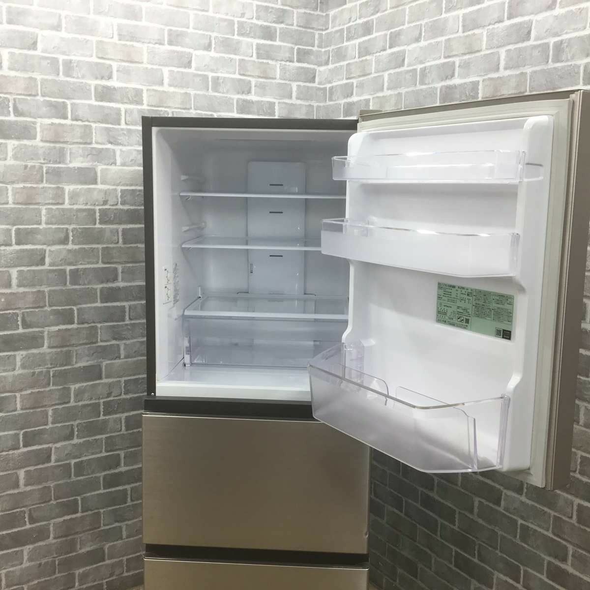 日立 冷蔵庫 3ドア 265L 右開き R-27RV(N) 2022年製