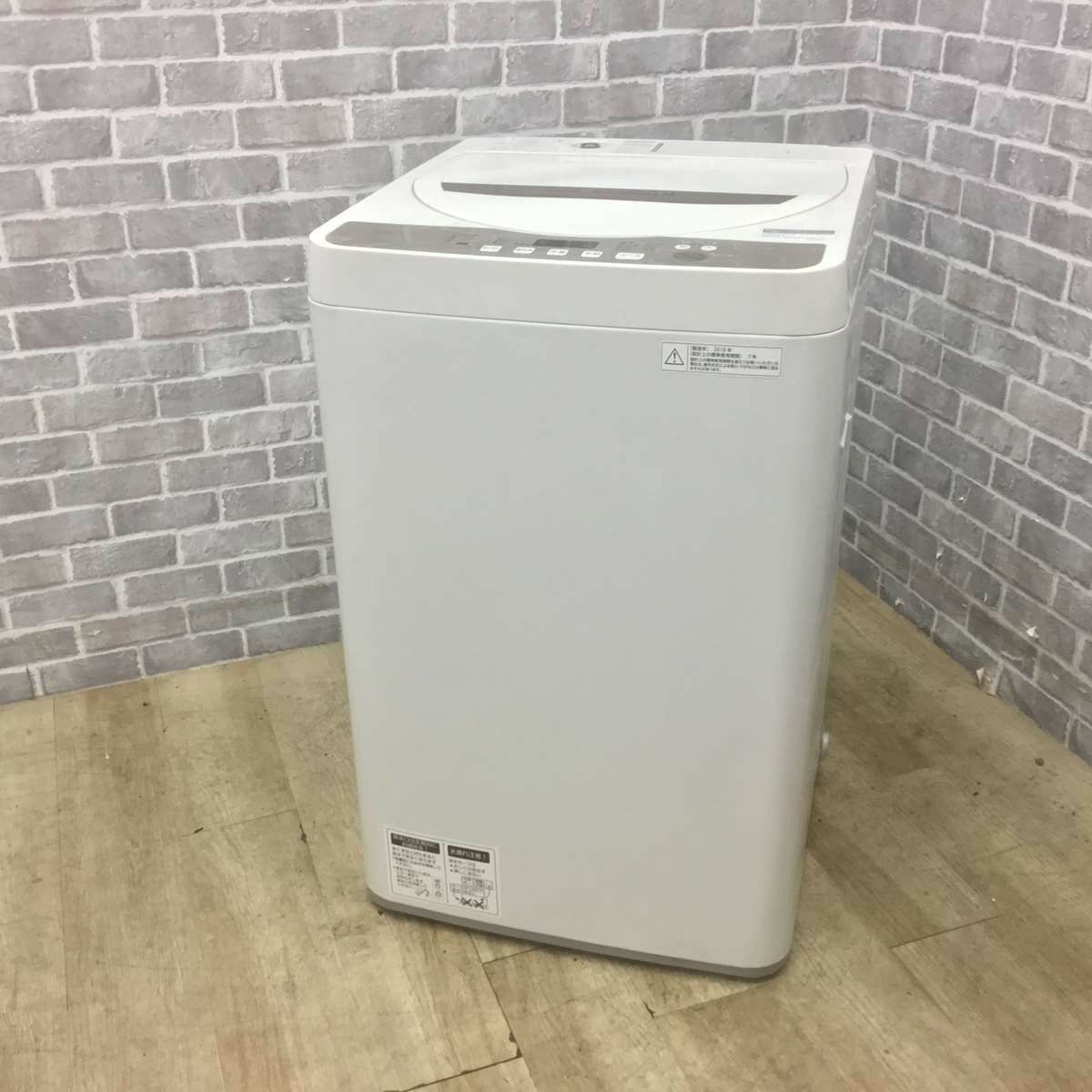 SHARP 洗濯機 4.5kg ES-GE4B 2018年式