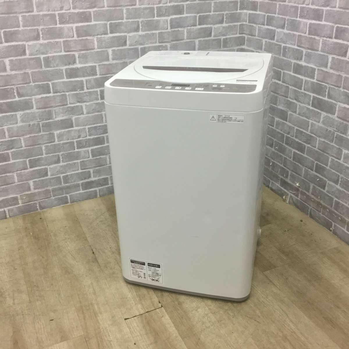 SHARP 洗濯機 4.5kg ES-GE4B 2018年式