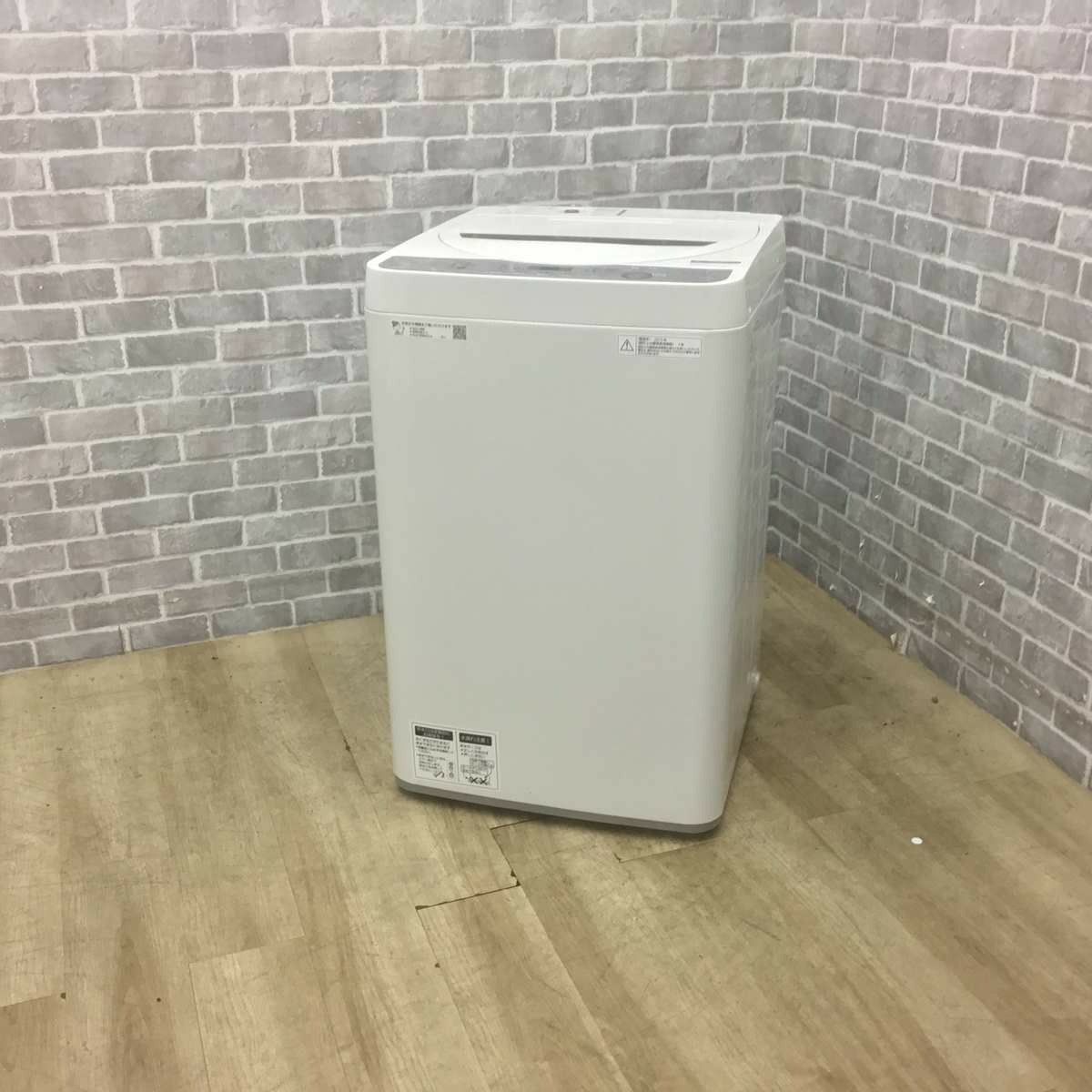 SHARP 洗濯機 4.5kg ES-GE4C 2019年式