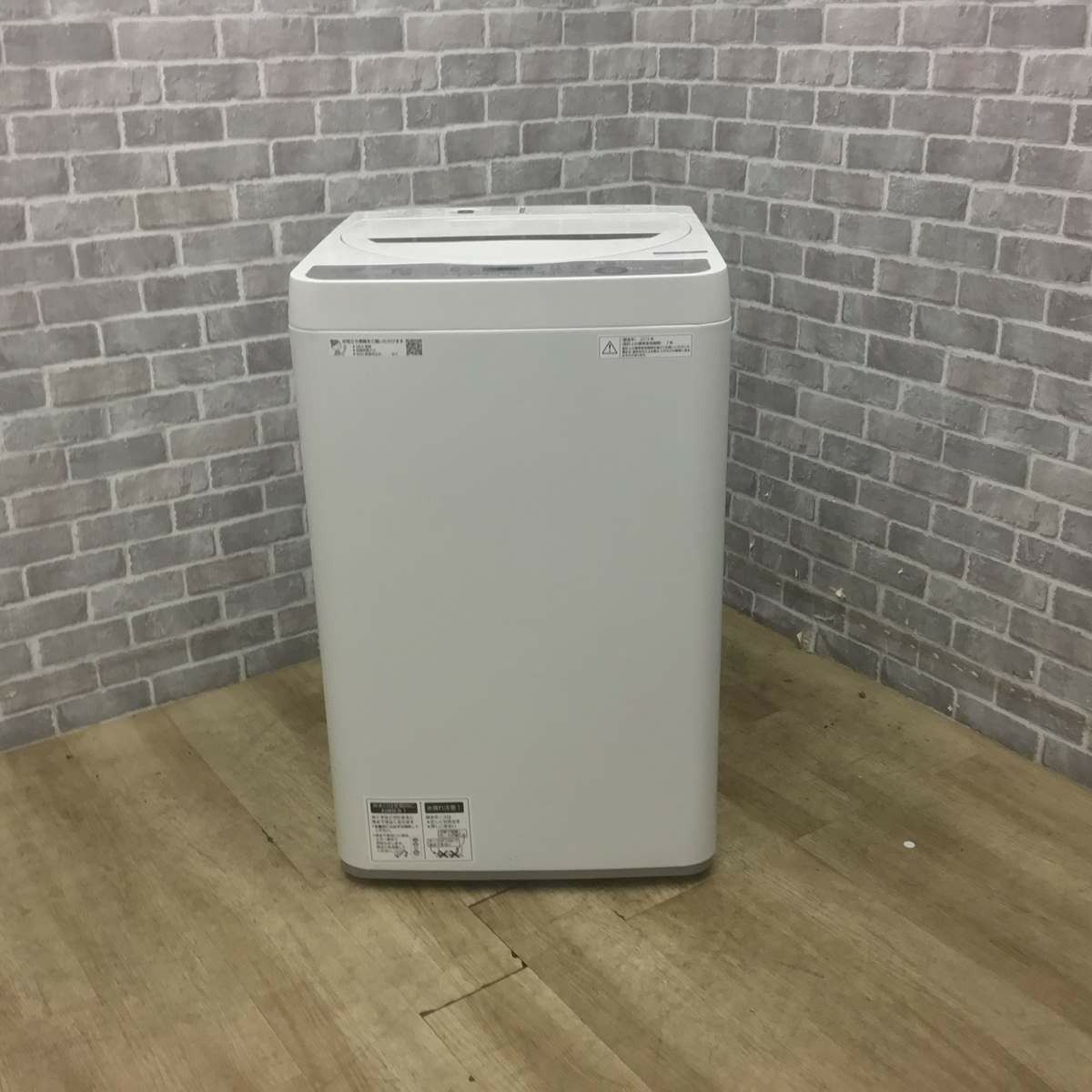 SHARP 洗濯機 4.5kg ES-GE4C 2019年式