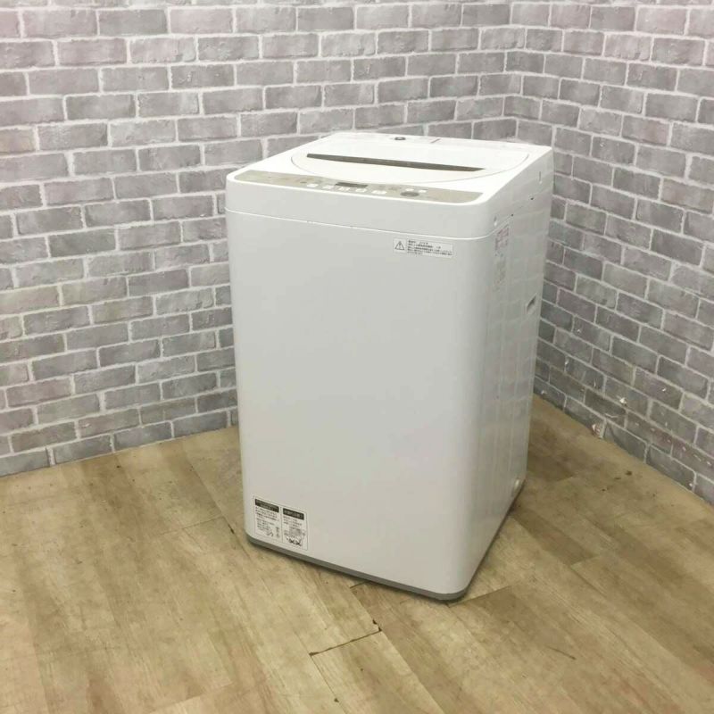 SHARP 洗濯機 4.5kg ES-GE45R-C 2016年式
