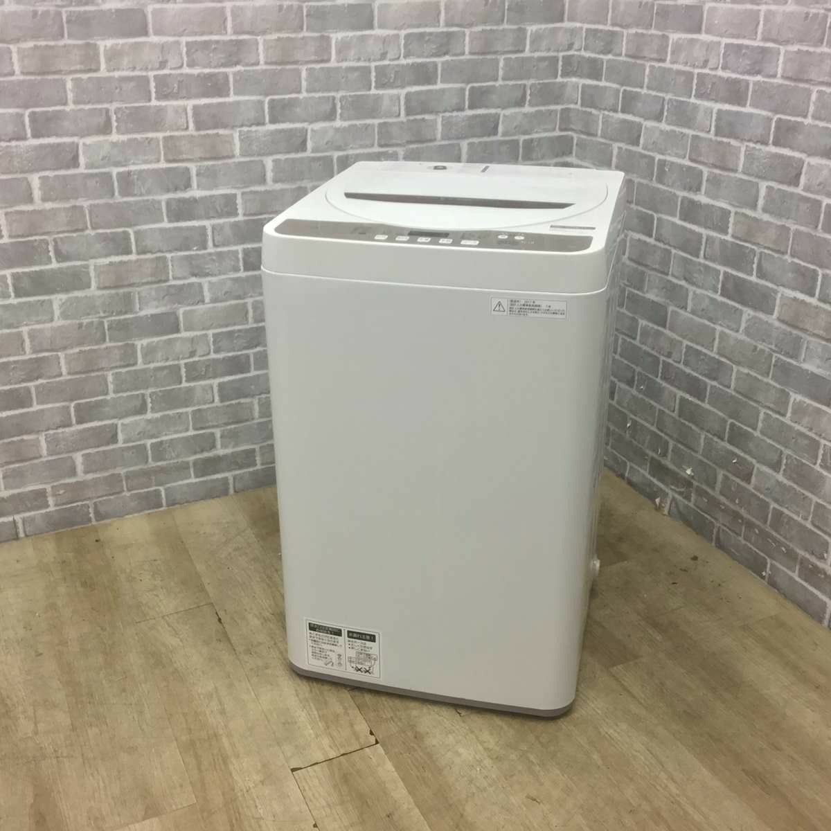 SHARP 洗濯機 4.5kg ES-GE4B 2017年式