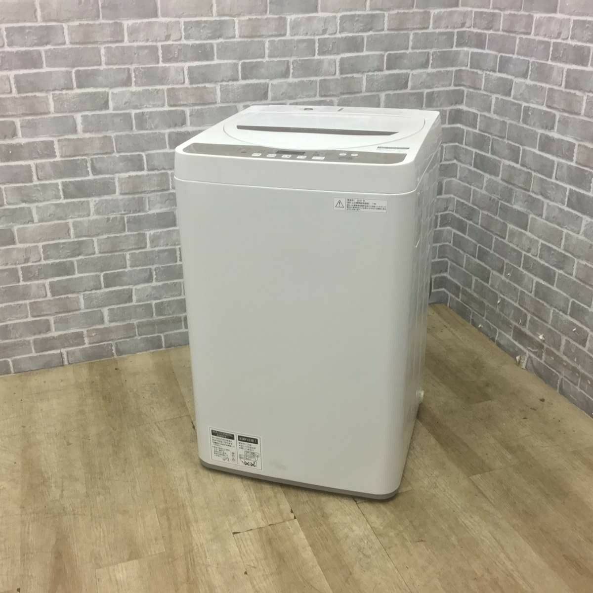 SHARP 洗濯機 4.5kg ES-GE4B 2017年式