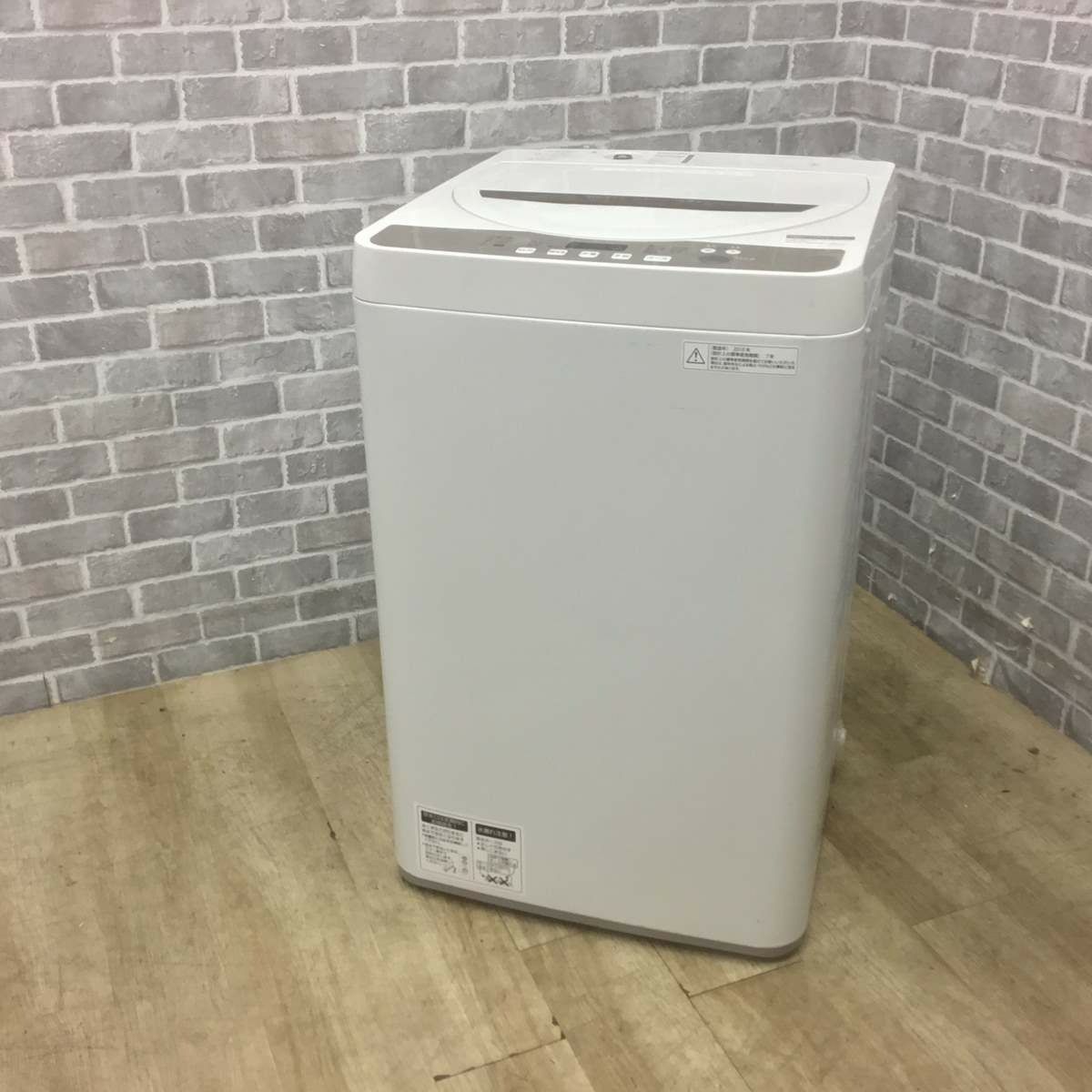 SHARP 洗濯機 4.5kg ES-GE4B 2018年式