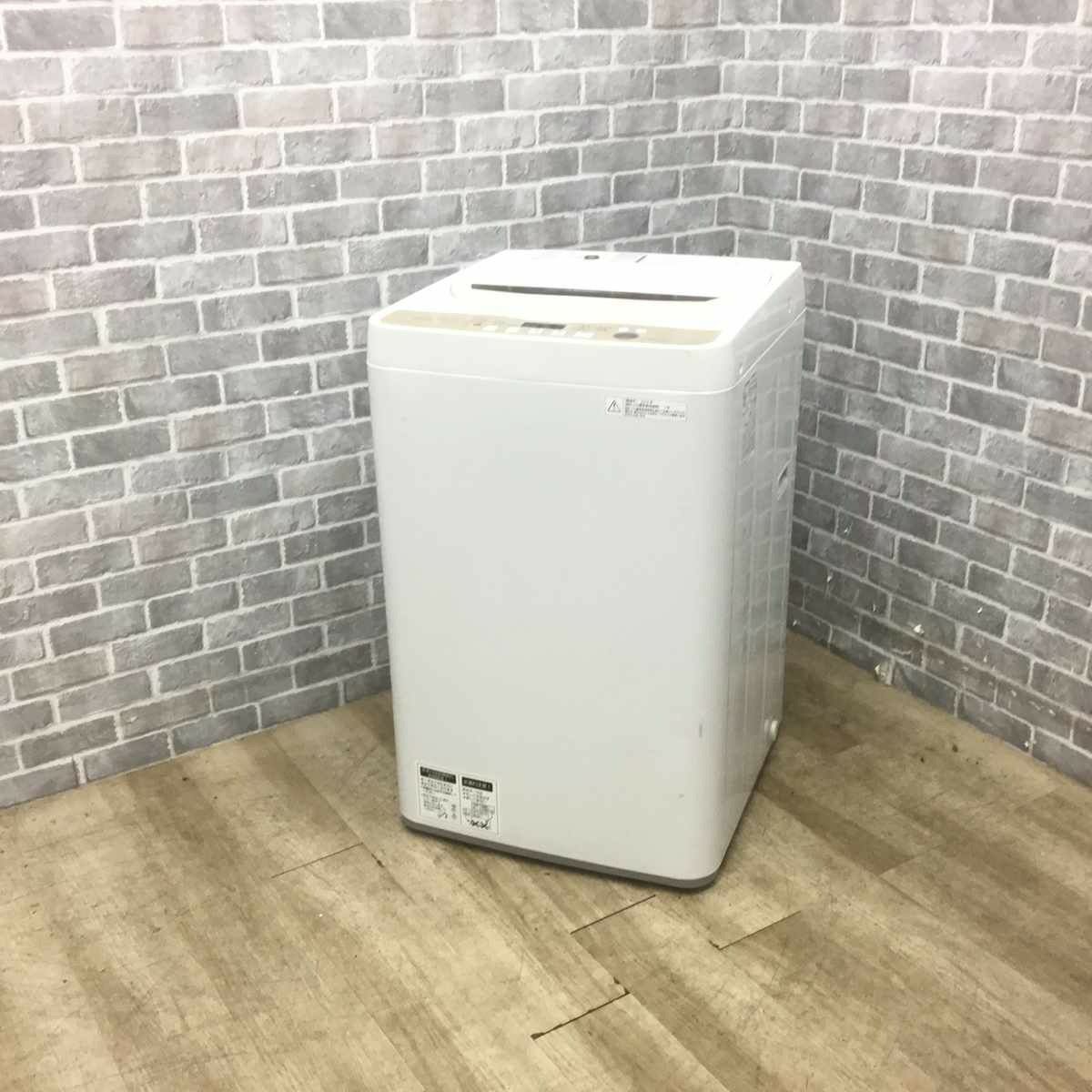 SHARP 洗濯機 4.5kg ES-GE45R-C 2016年式