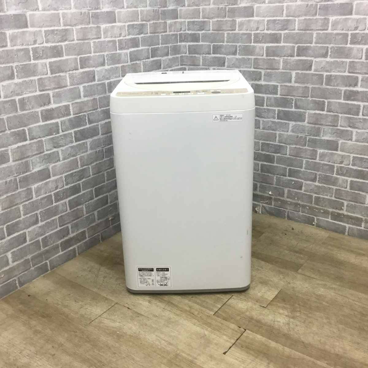 SHARP 洗濯機 4.5kg ES-GE45R-C 2016年式