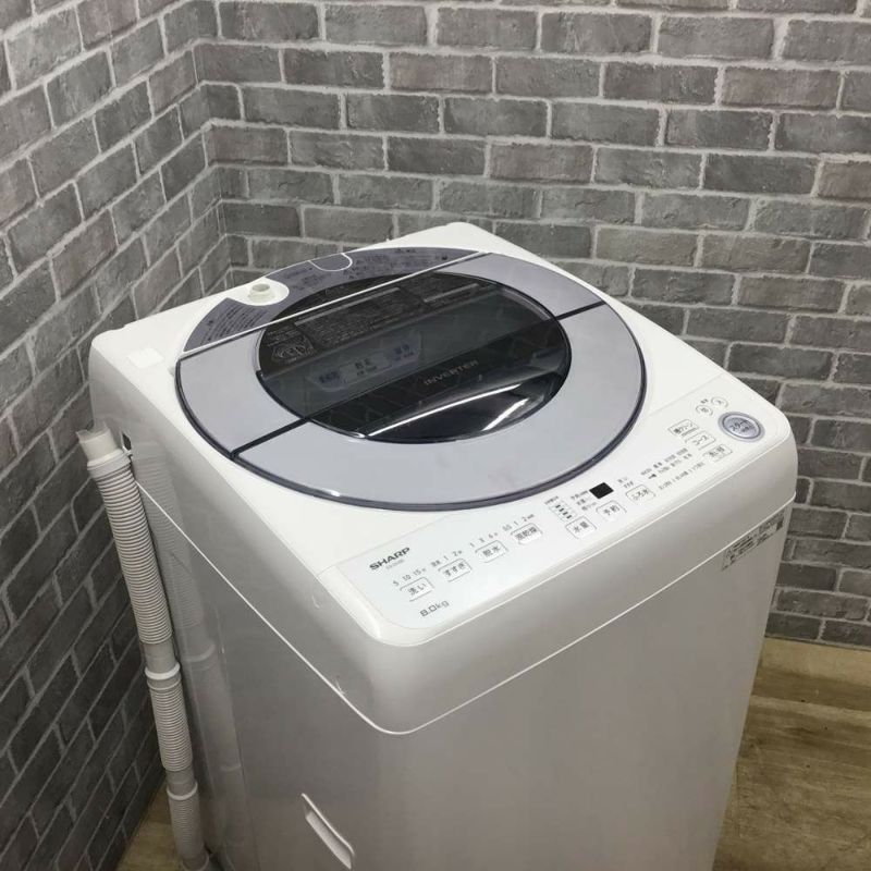 SHARP 洗濯機 8.0Kg ES-GV8E 2021年製 | リユース家電Happy