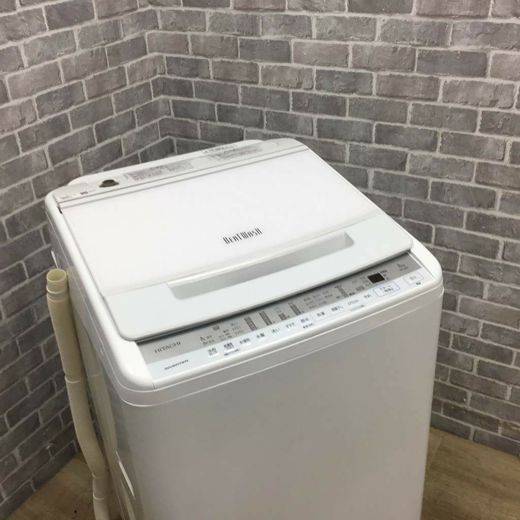 日立 洗濯機 8.0kg  ビートウォッシュ BW-V80B 2020年式