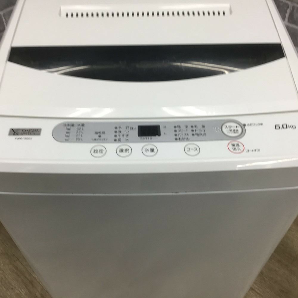 ヤマダセレクト・ヤマダ電機 洗濯機 6.0kg  YWM-T60G1 2019年式
