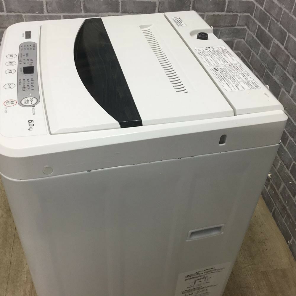 ヤマダセレクト・ヤマダ電機 洗濯機 6.0kg  YWM-T60G1 2019年式