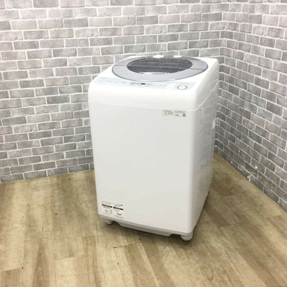 SHARP 洗濯機 8.0kg ES-GV80D 2020年式