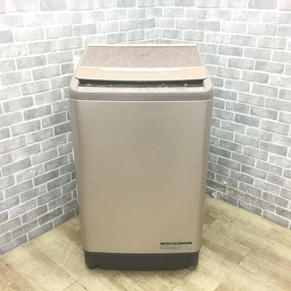 日立 洗濯機 10.0kg ビートウォッシュ BW-V100C-N 2019年式