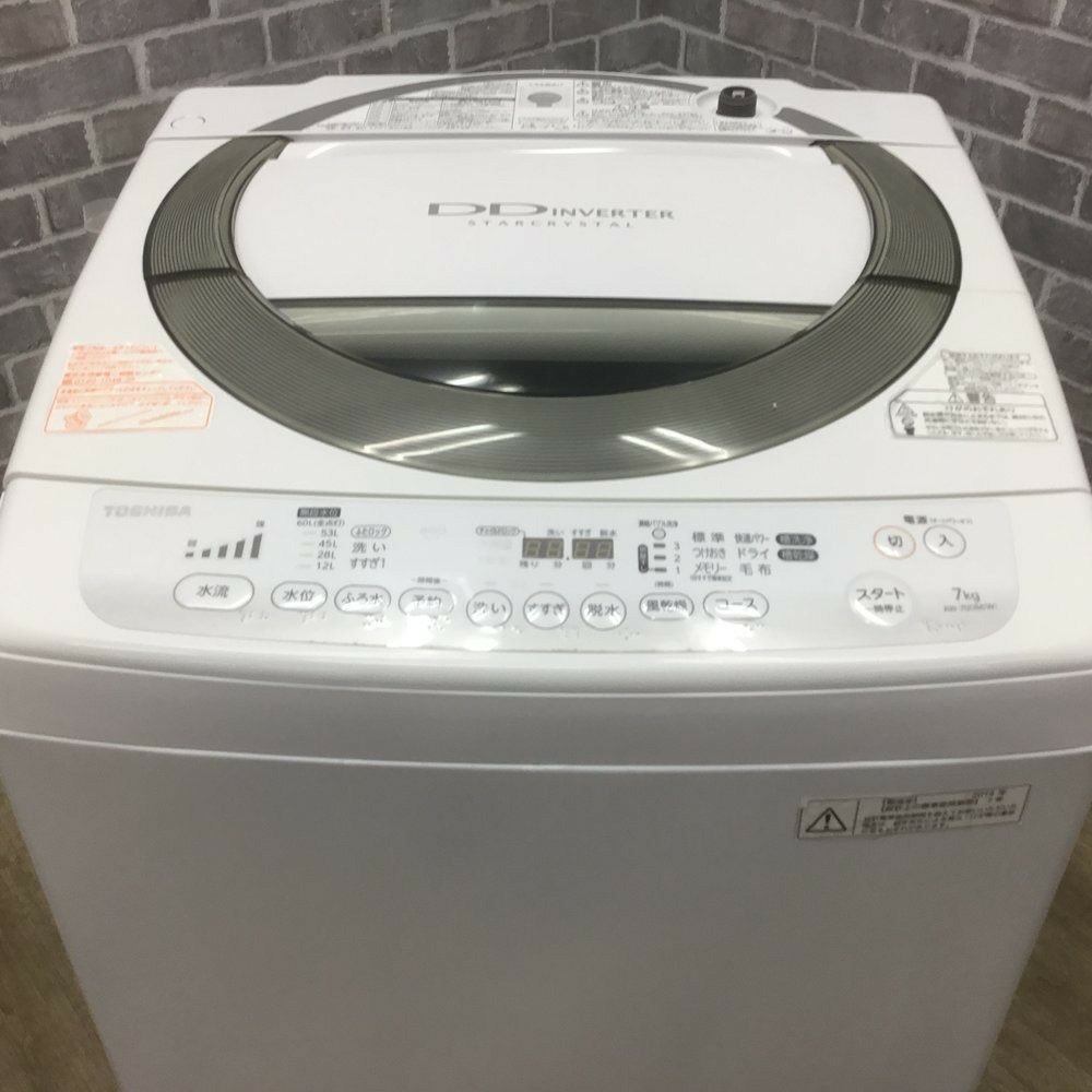東芝 洗濯機 7.0kg AW-70DM(W) 2014年式