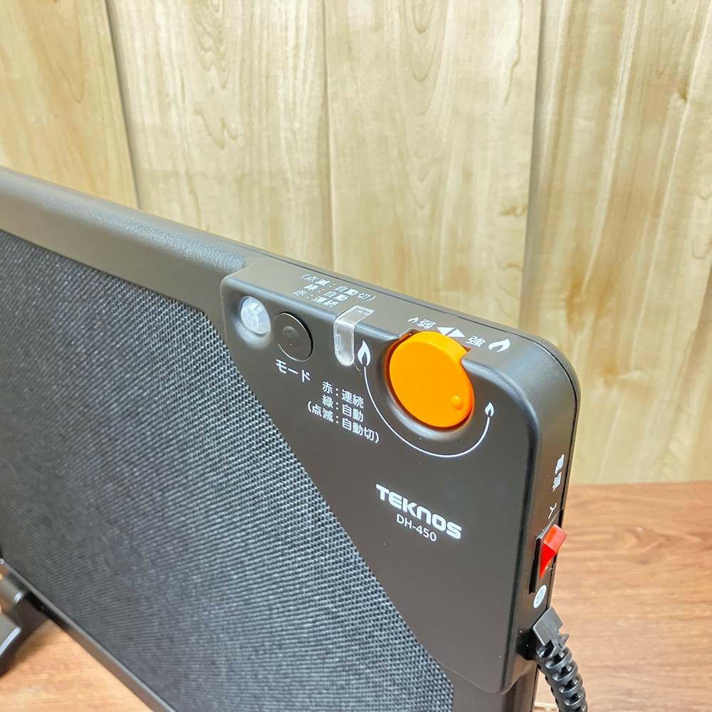 【新品】 TEKNOS カーボンデスクヒーター 130W DH-450