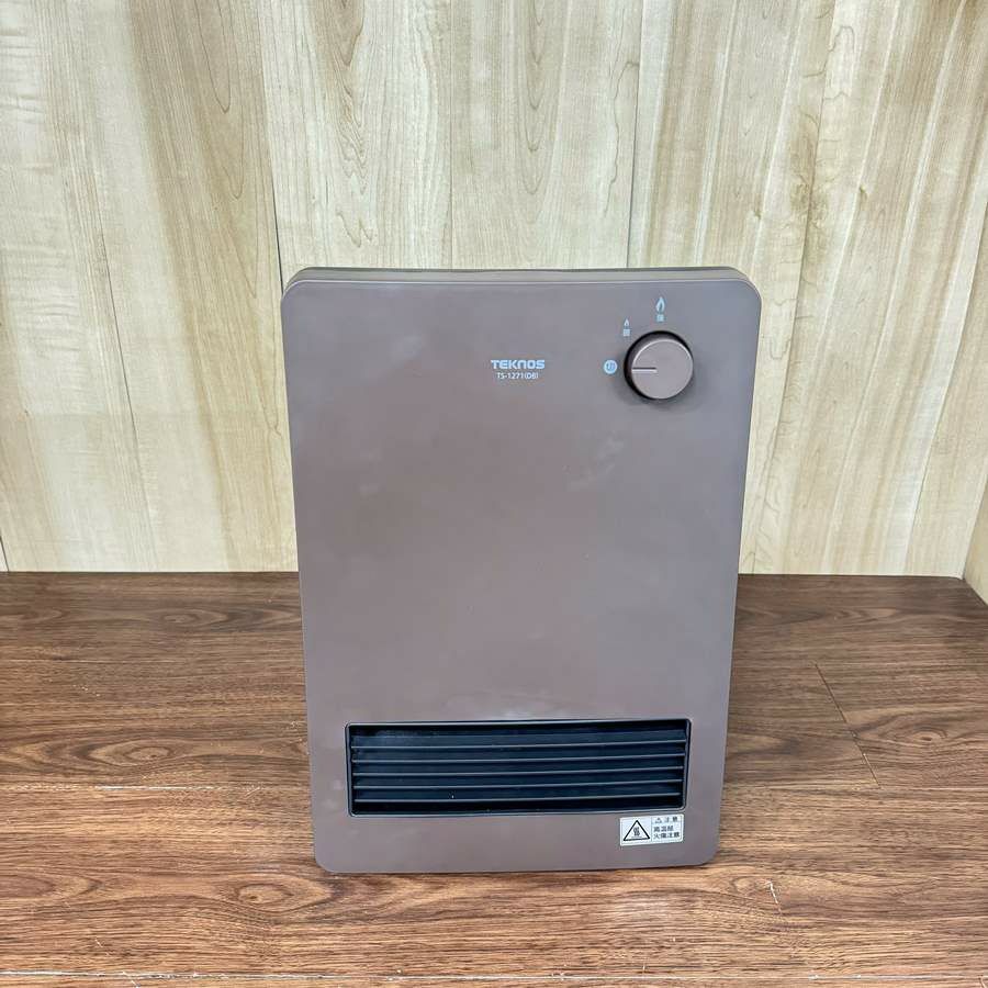 【新品】TEKNOS セラミックヒーター 1200W TS-1271 DB