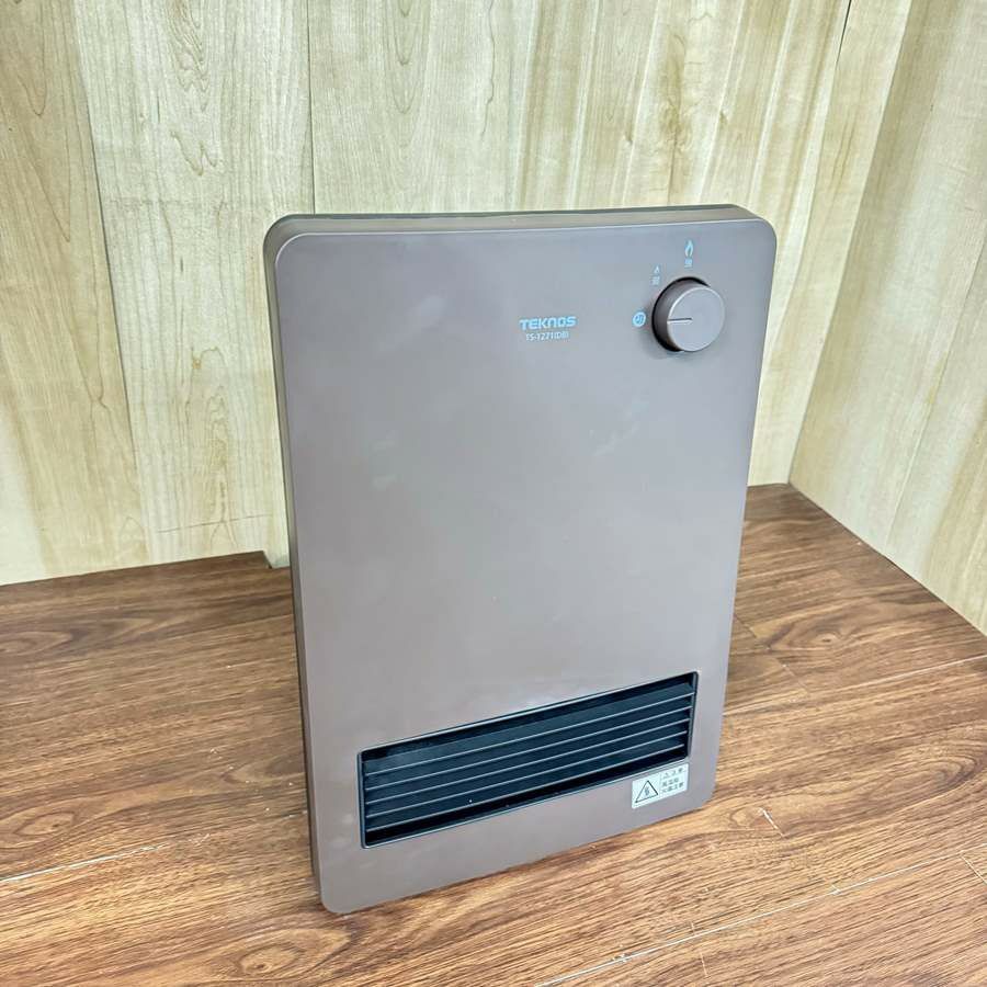 【新品】TEKNOS セラミックヒーター 1200W TS-1271 DB