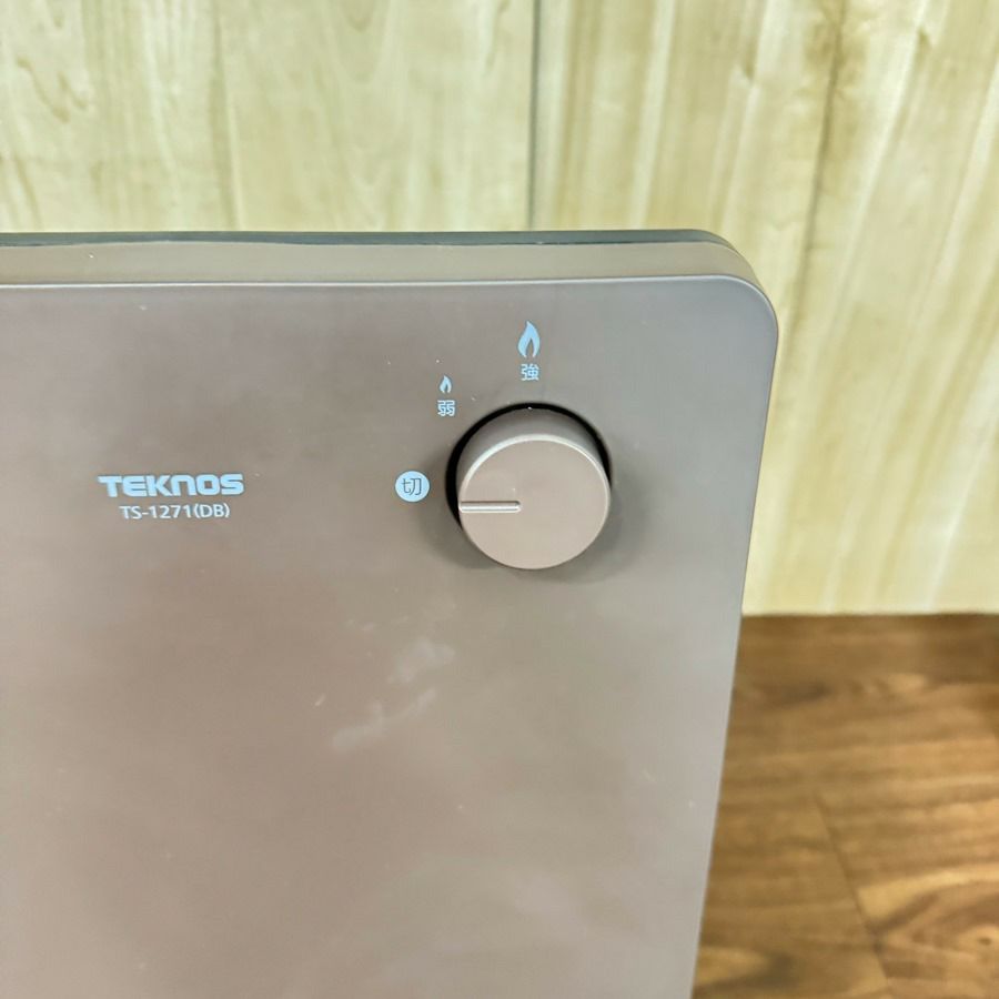 【新品】TEKNOS セラミックヒーター 1200W TS-1271 DB