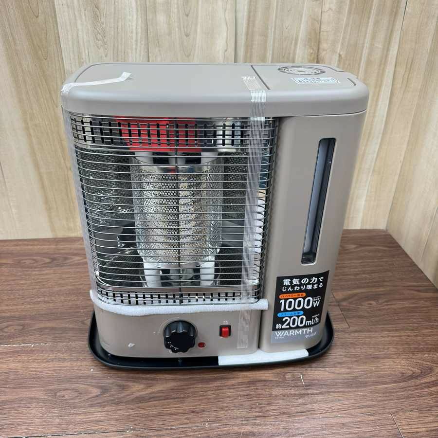 【新品】スチーム加湿機能付電気ストーブ 1000W QS213-BG 2022年式