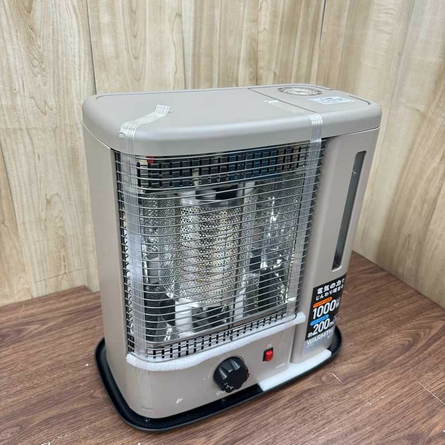 【新品】スチーム加湿機能付電気ストーブ 1000W QS213-BG 2022年式