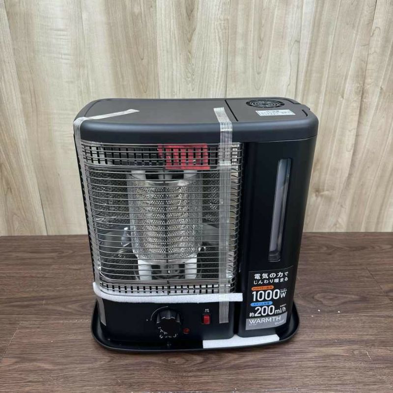 【新品】スチーム加湿機能付電気ストーブ 1000W QS213-BK 2022年式