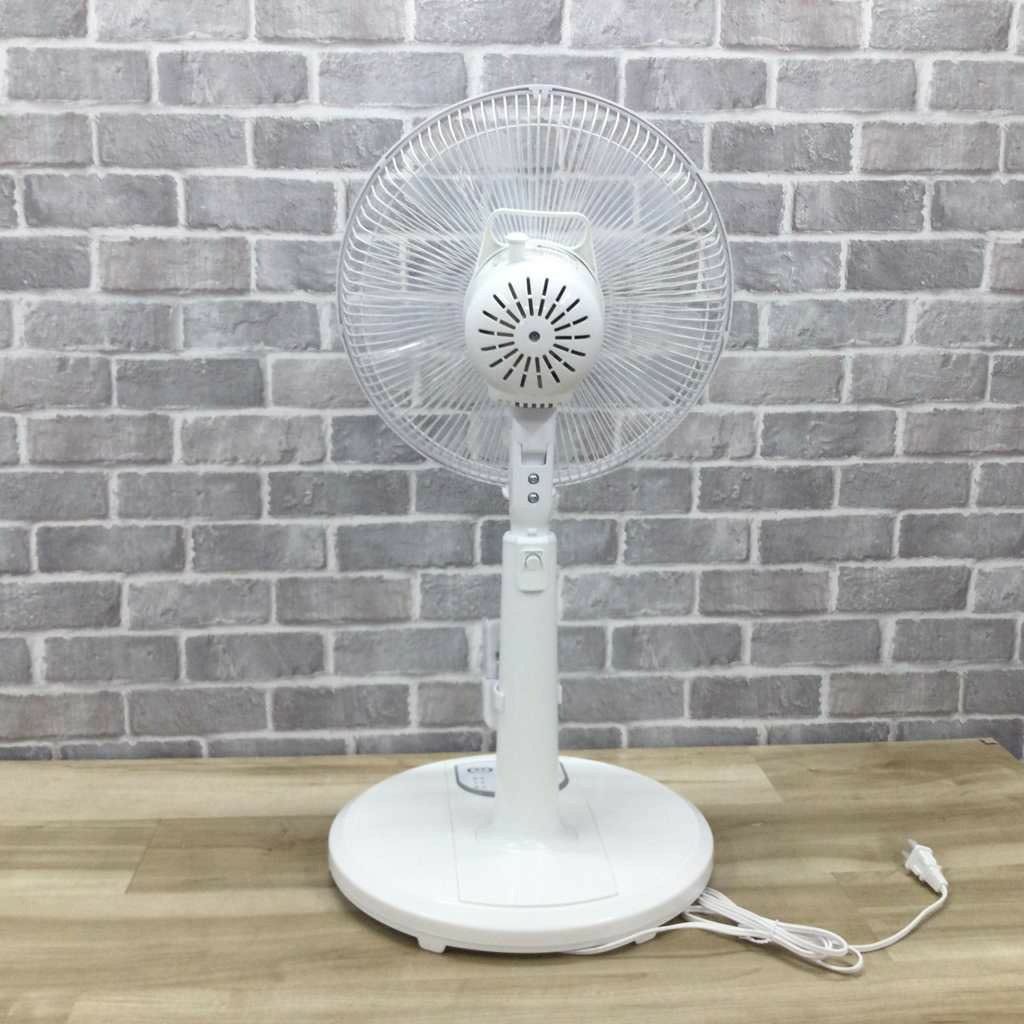 【新品】山善 リビング扇風機 リモコン付 CMR-K303 W
