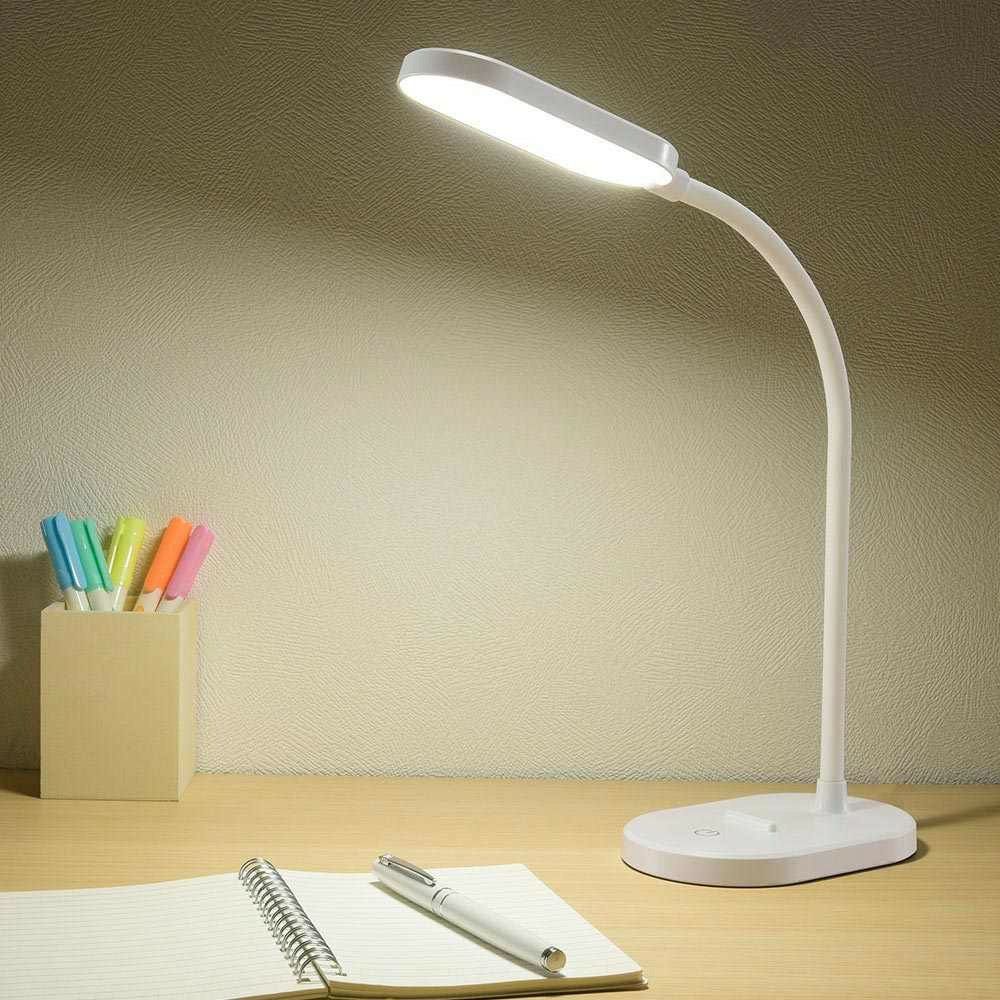 オーム電機 LEDデスクライト170 lm/昼光色スマホスタンド付