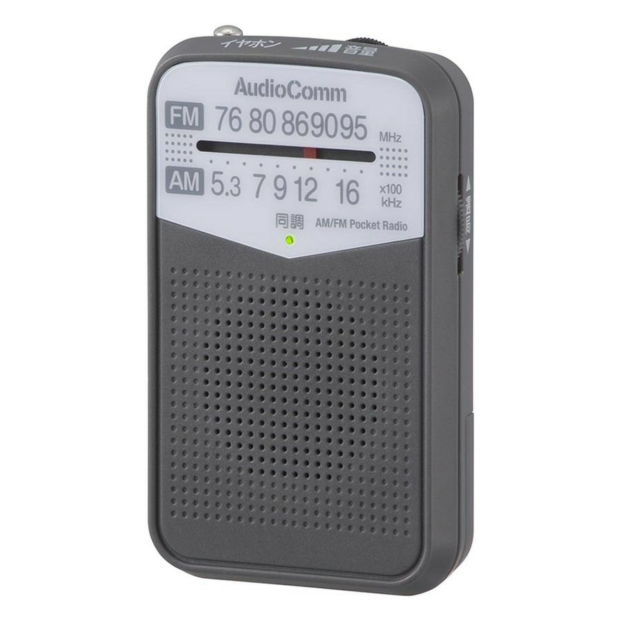 オーム電機 AM/FMポケットラジオ