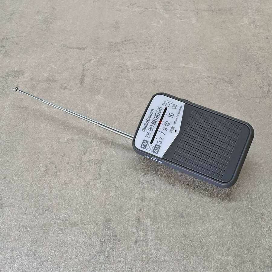 オーム電機 AM/FMポケットラジオ