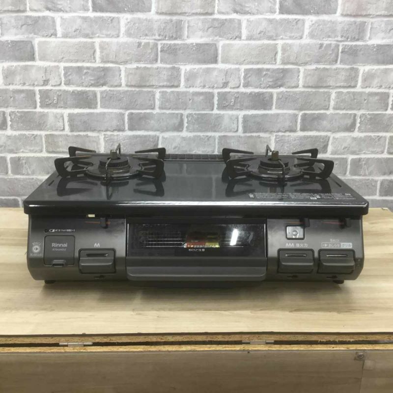 リンナイ ガスコンロ LPガス 約59cm幅 右強火力 2022年製
