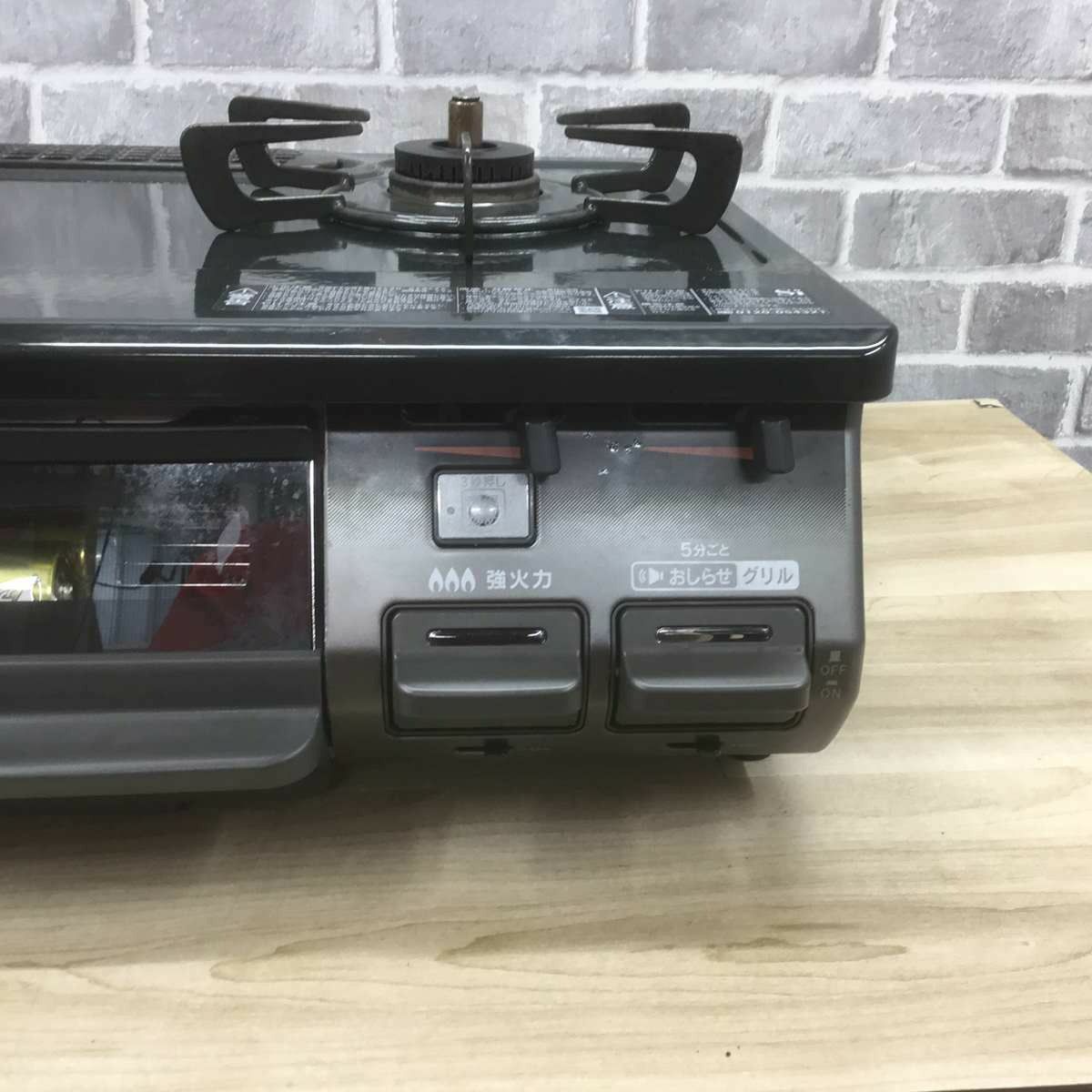 リンナイ ガスコンロ LPガス 約59cm幅 右強火力 2022年製