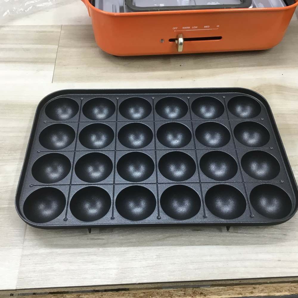 コンパクトホットプレート レトロオレンジ