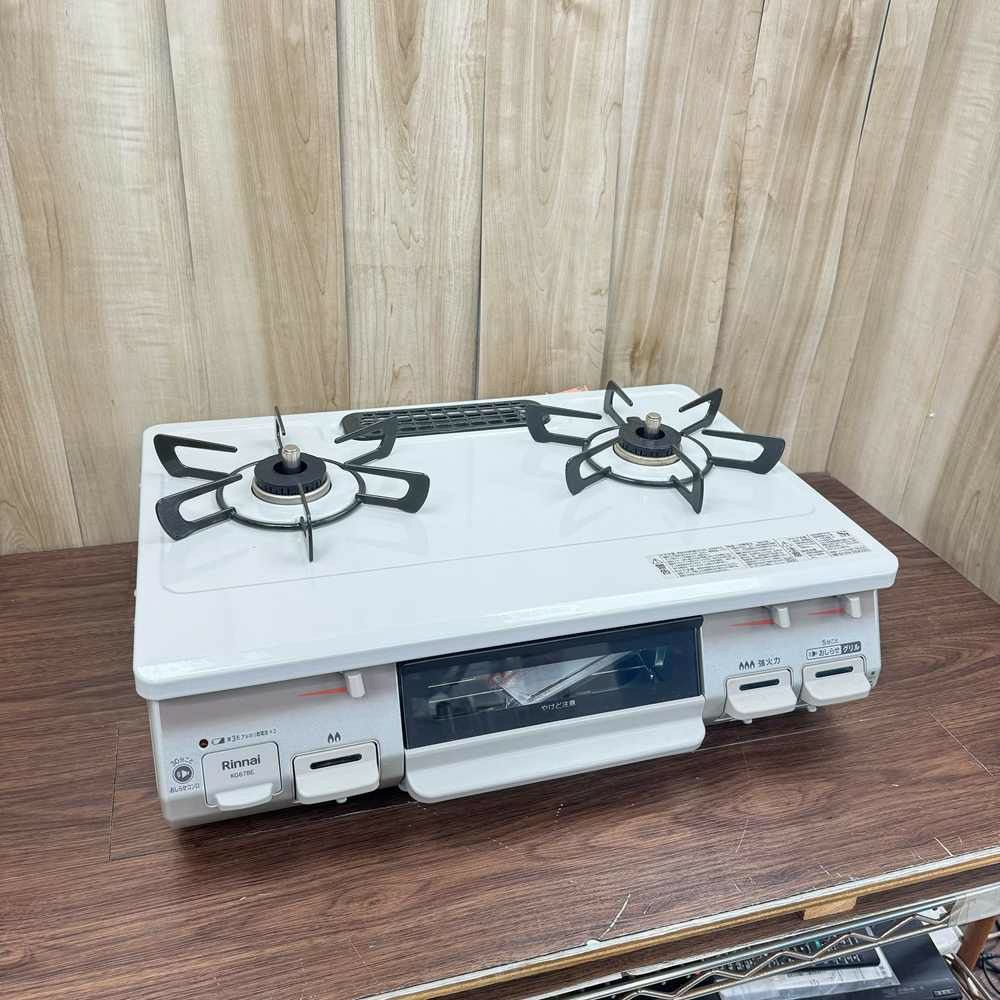 リンナイ ガスコンロ LPガス 約59cm幅 右強火力 2023年製