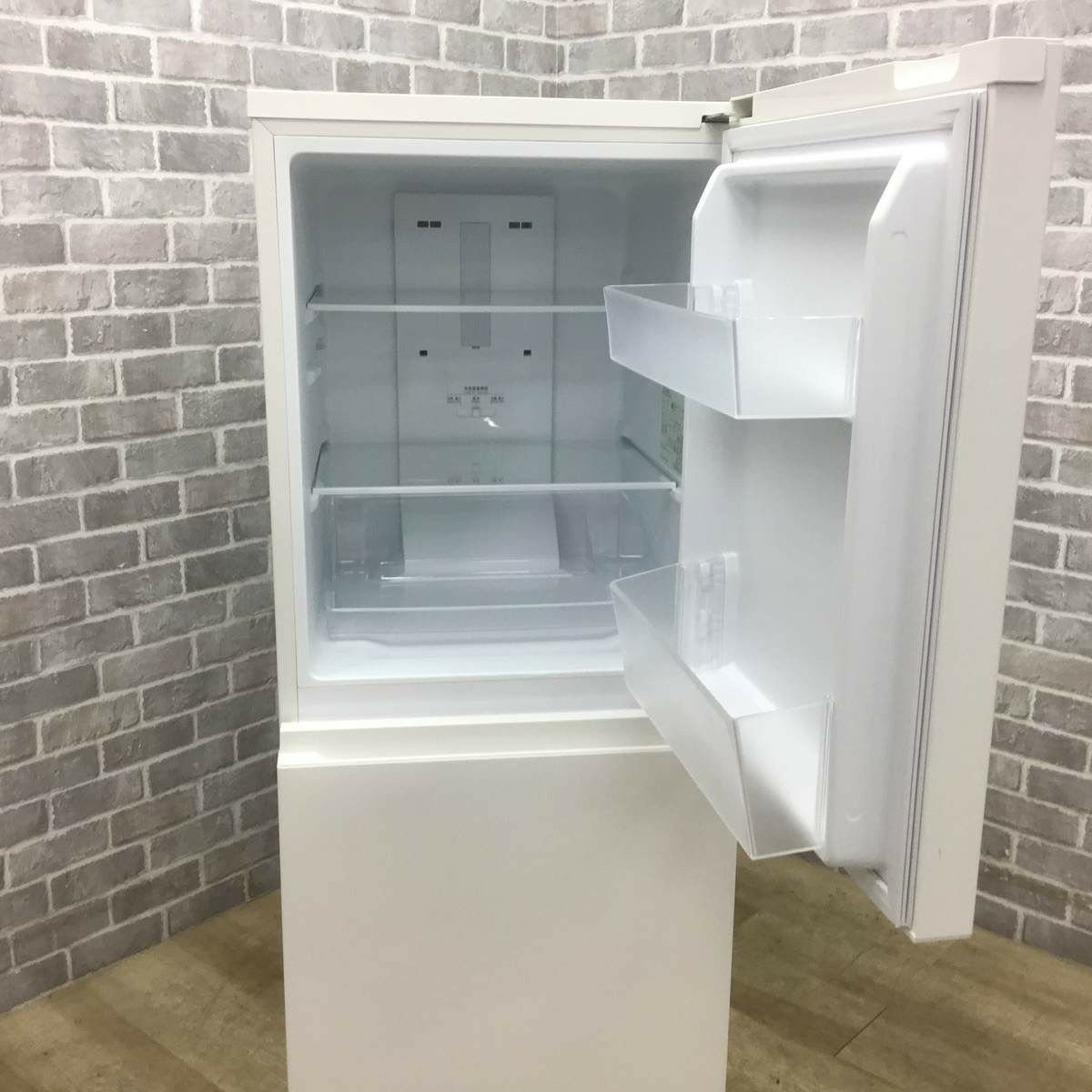 Panasonic 冷蔵庫 2ドア 156L 右開き NR-B16C1-W 2024年製