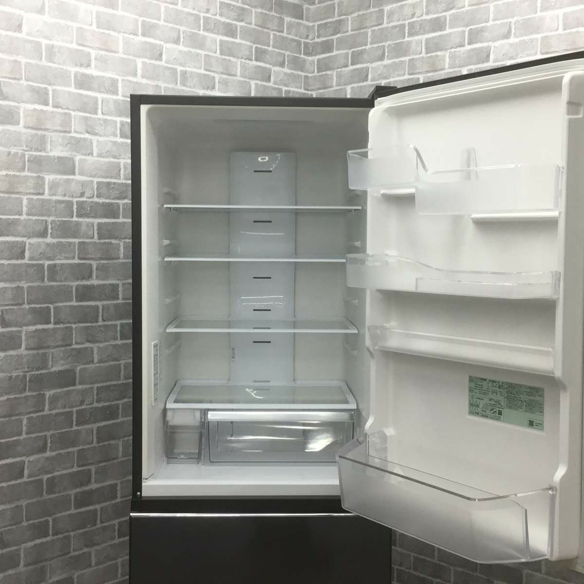 日立 冷蔵庫 3ドア 375L 右開き R-V38KV(K) 2020年製