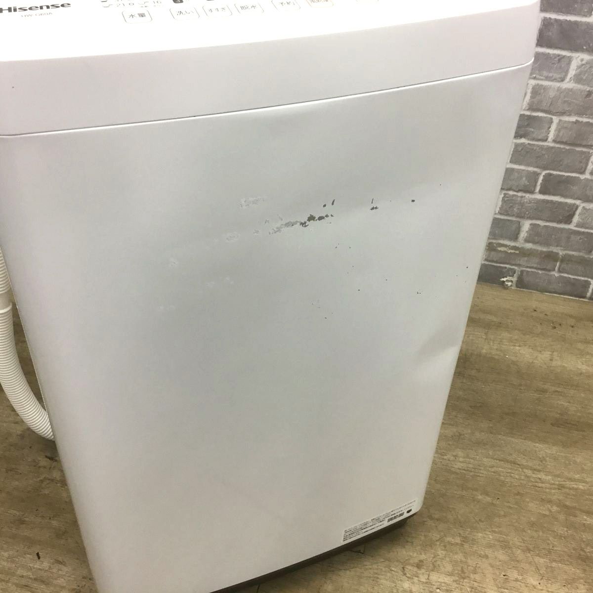 Hisense 全自動洗濯機 6.0kg HW-G60A 2020年製