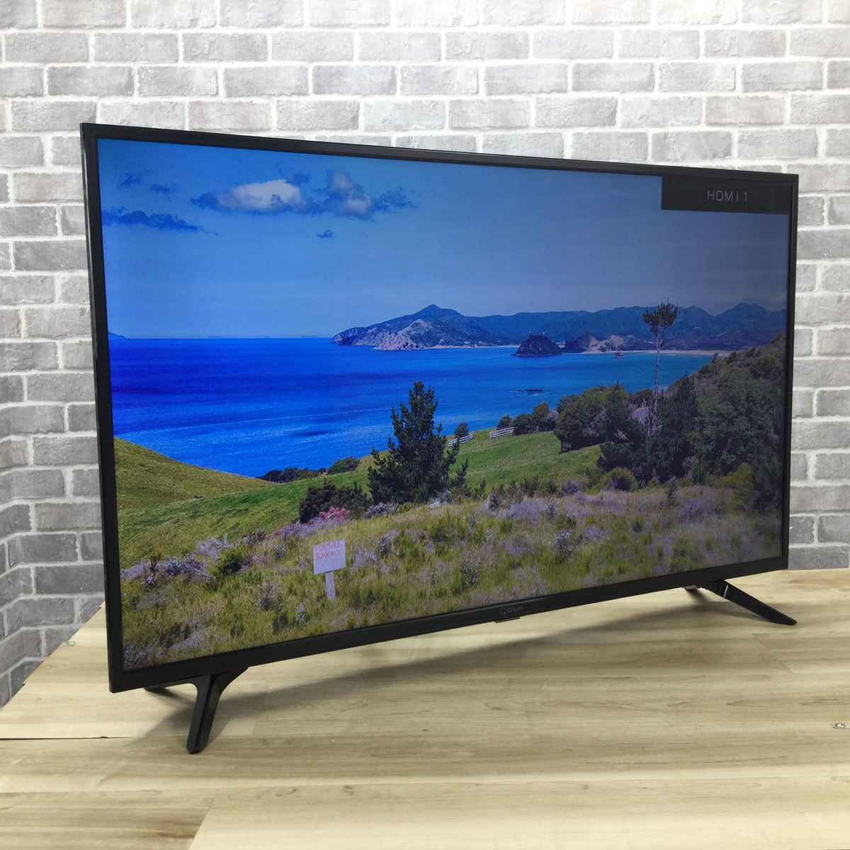 ヤマゼン Qriom 43V型 液晶テレビ ブラック QRT-43W2K 2020年製