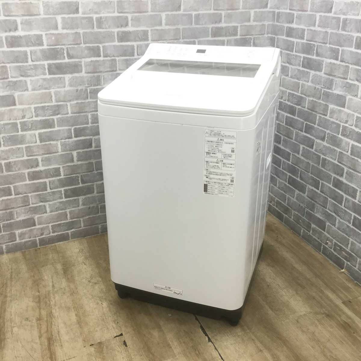 パナソニック 洗濯機 8.0kg ホワイト 縦型 NA-FA80H9-W 2021年製