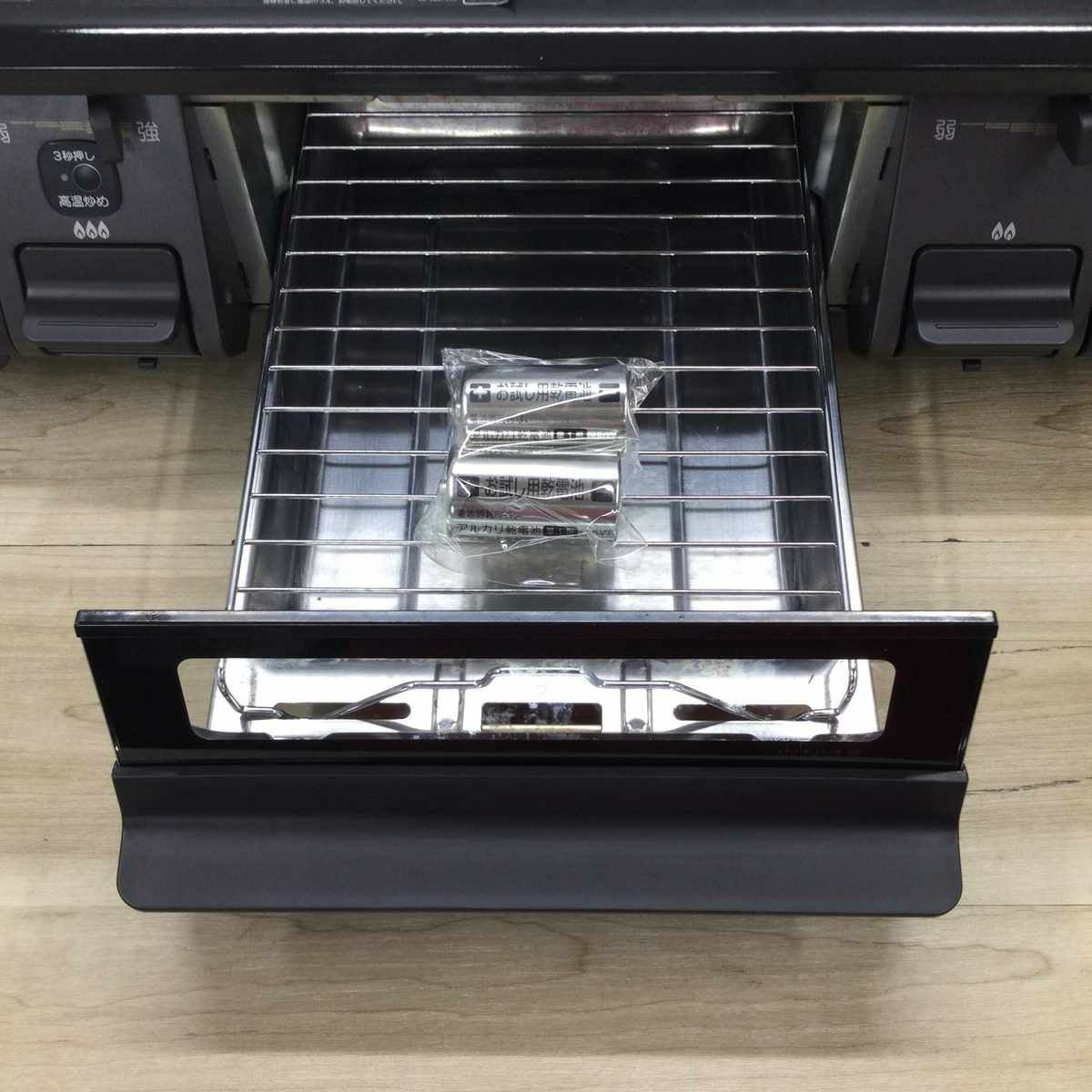 パロマ ガスコンロ LPガス 約60cm幅 左強火力 ブラック PA-S46B-L-LP 2024年製