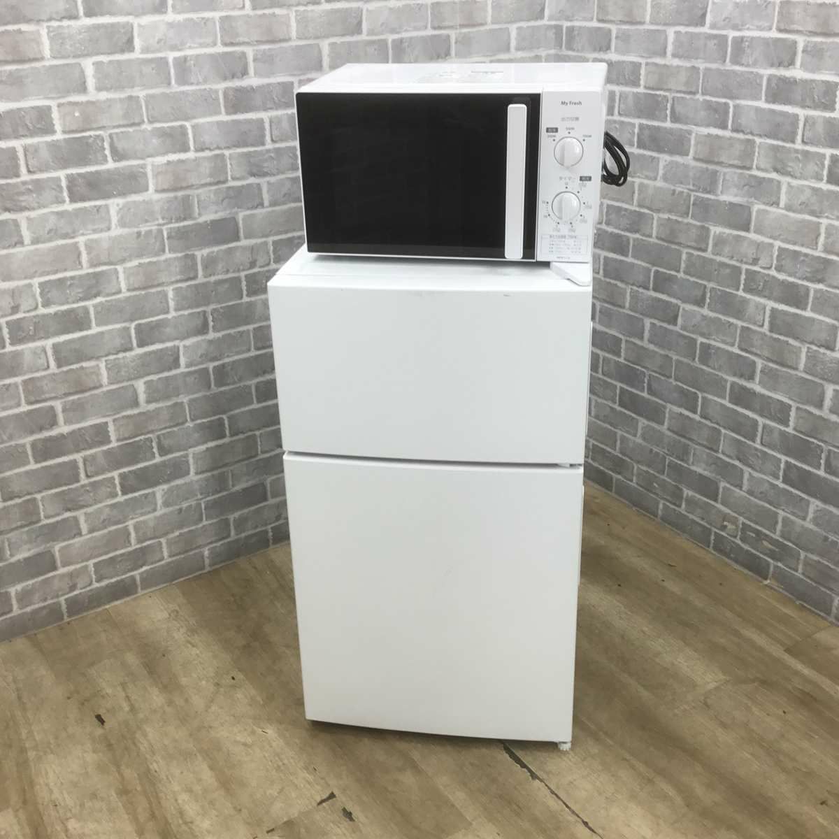 家電セット 2点セット マクスゼン 冷蔵庫 87L  東芝 電子レンジ