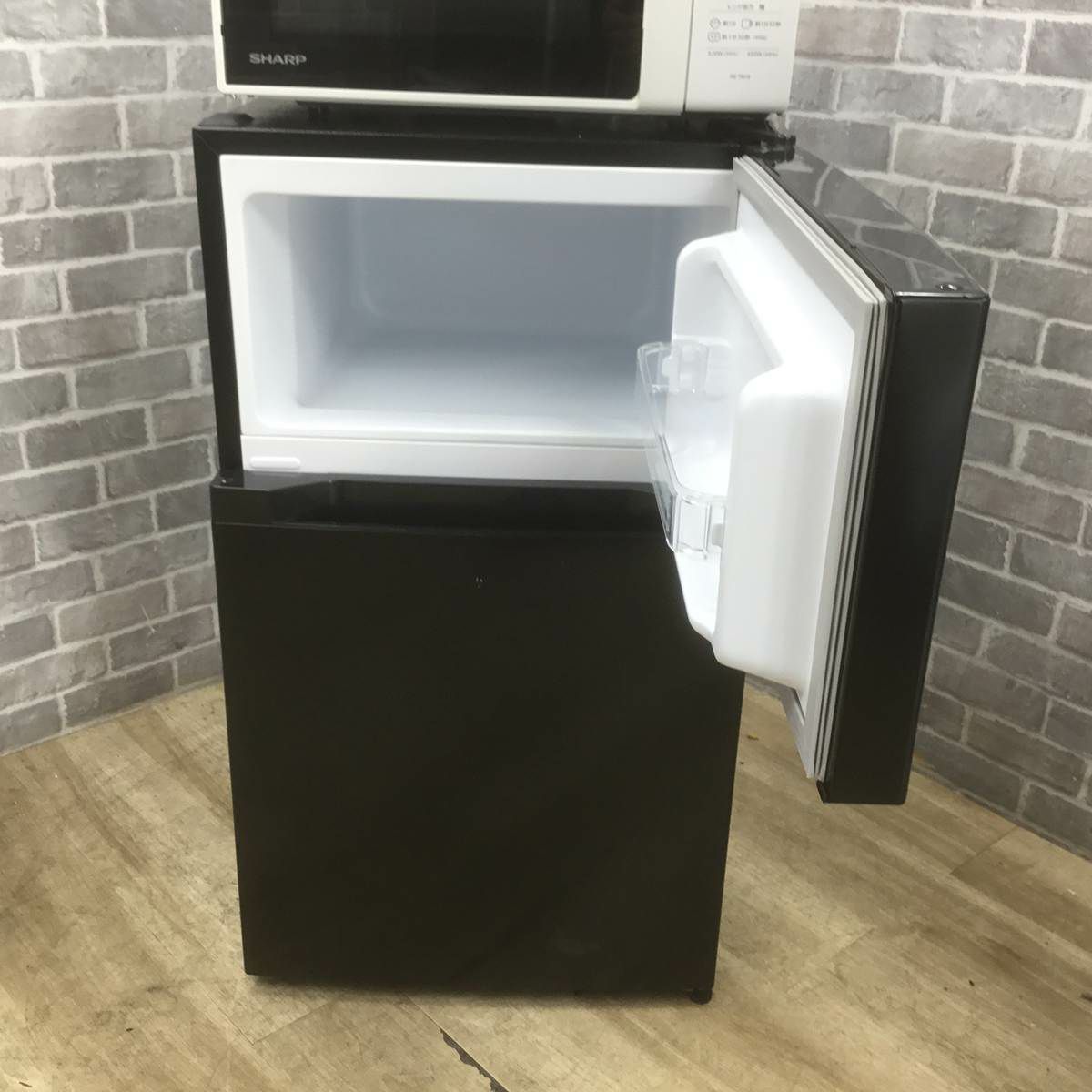 家電セット 2点セット アイリスオーヤマ 冷蔵庫 87L シャープ 電子レンジ