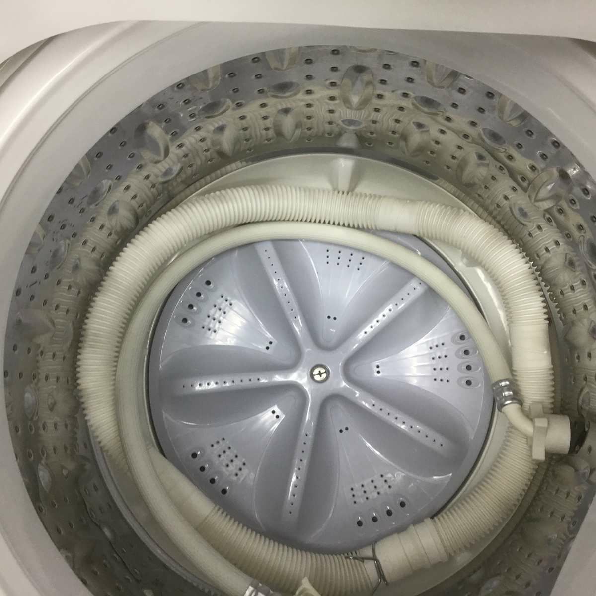 シャープ 洗濯機 4.5kg 縦型 ホワイト ES-GE4B 2018年製