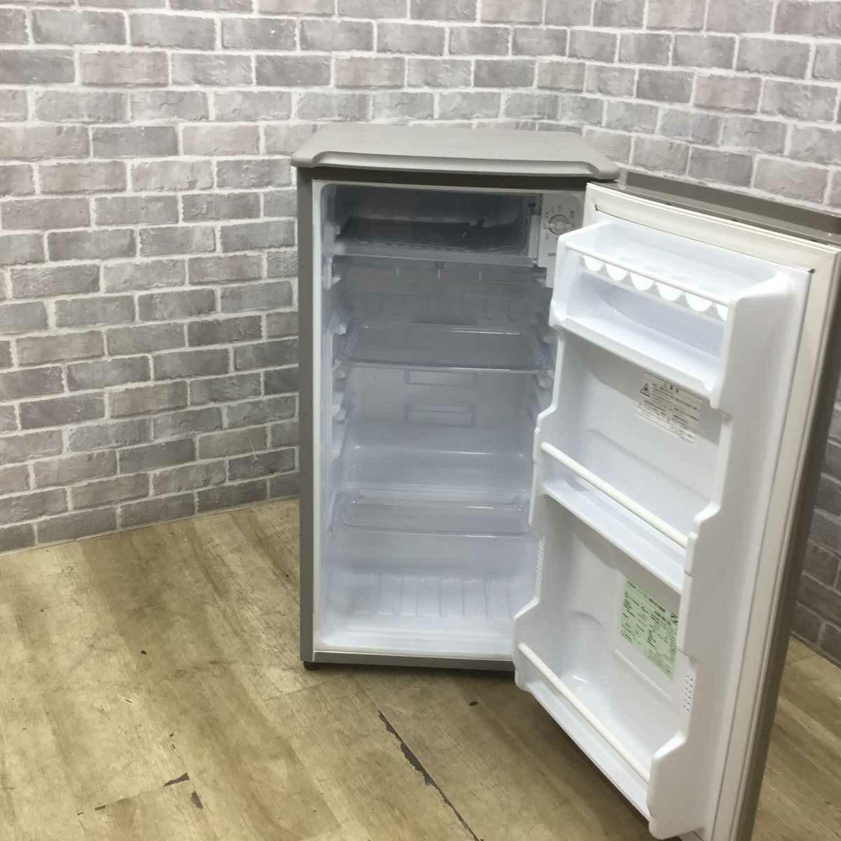 アクア 冷蔵庫 1ドア 75L 右開き シルバー AQR-8G 2021年製