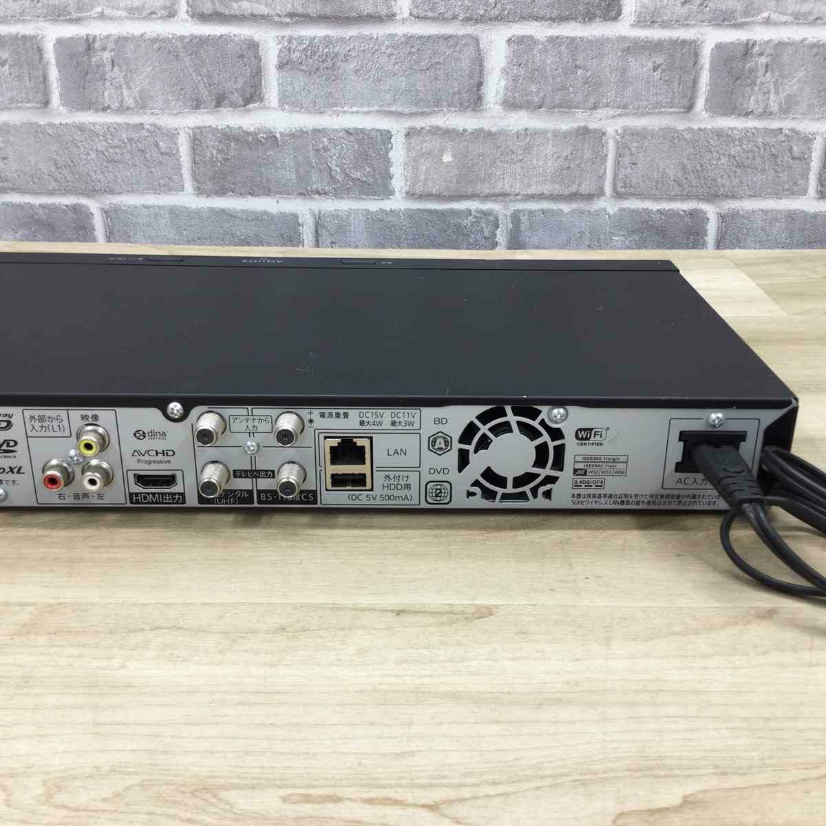 シャープ AQUOS ブルーレイレコーダー 1TB 2番組同時録画 BD-NW1100 2017年製