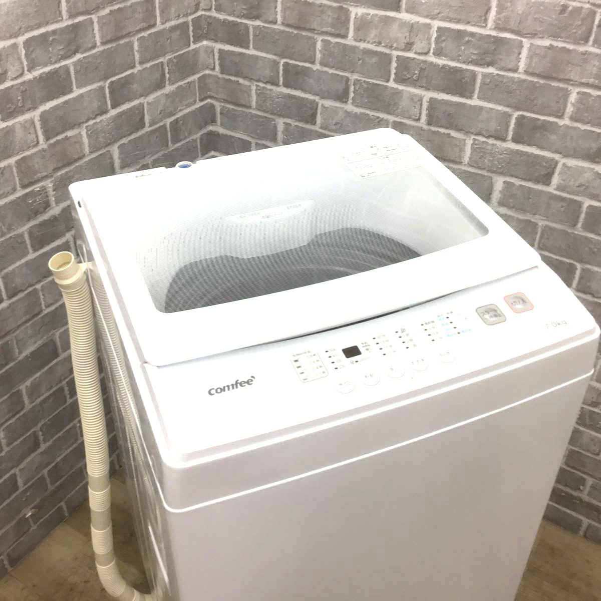 Comfee' 洗濯機 7.0kg 縦型 ホワイト CAC06W70U 2023年製